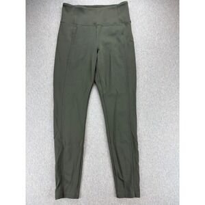 Athleta Leggings Womens‎ S Tight Olive Green High Rise Workout Casual Active